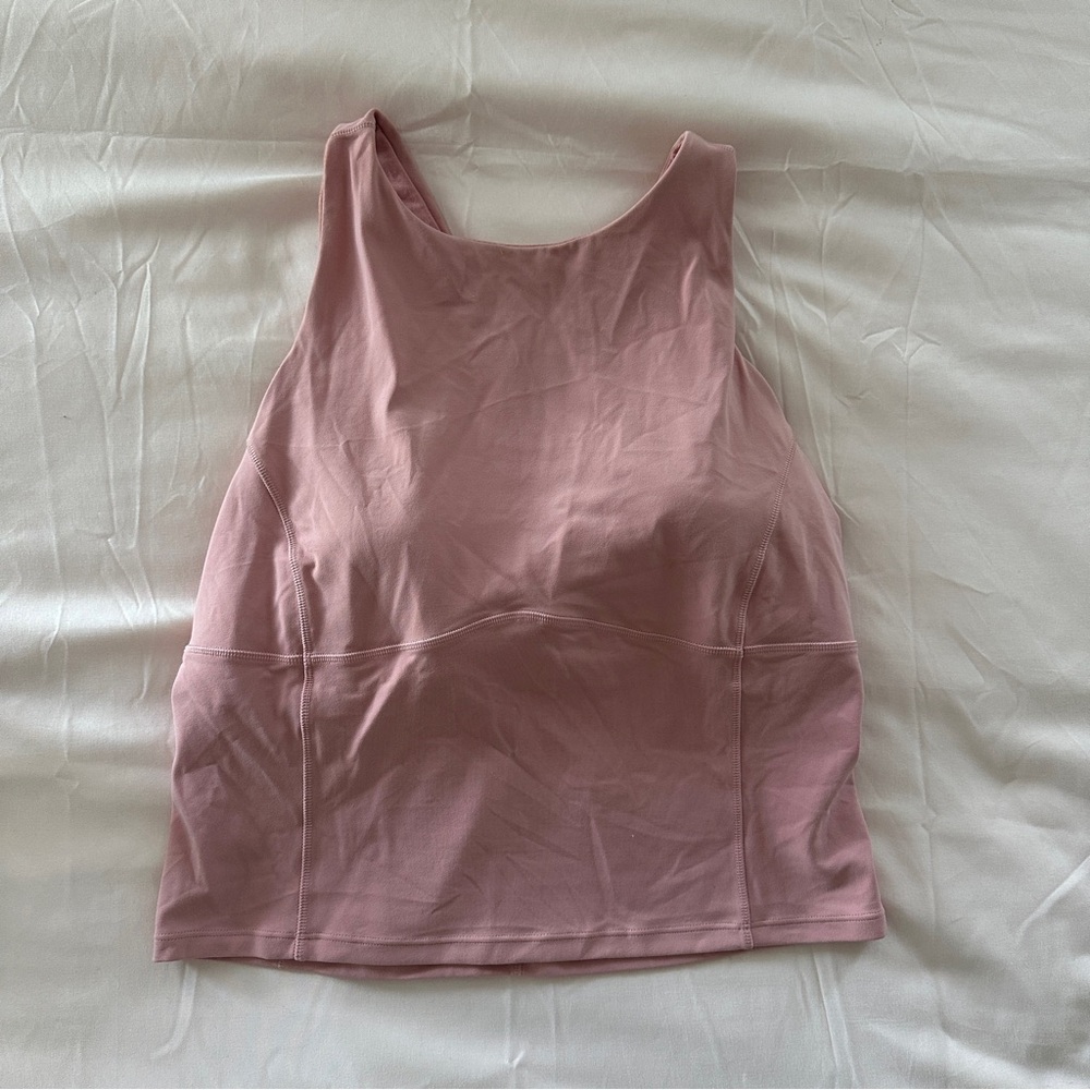 lululemon athletica Dusty Rose High-Neck Tank